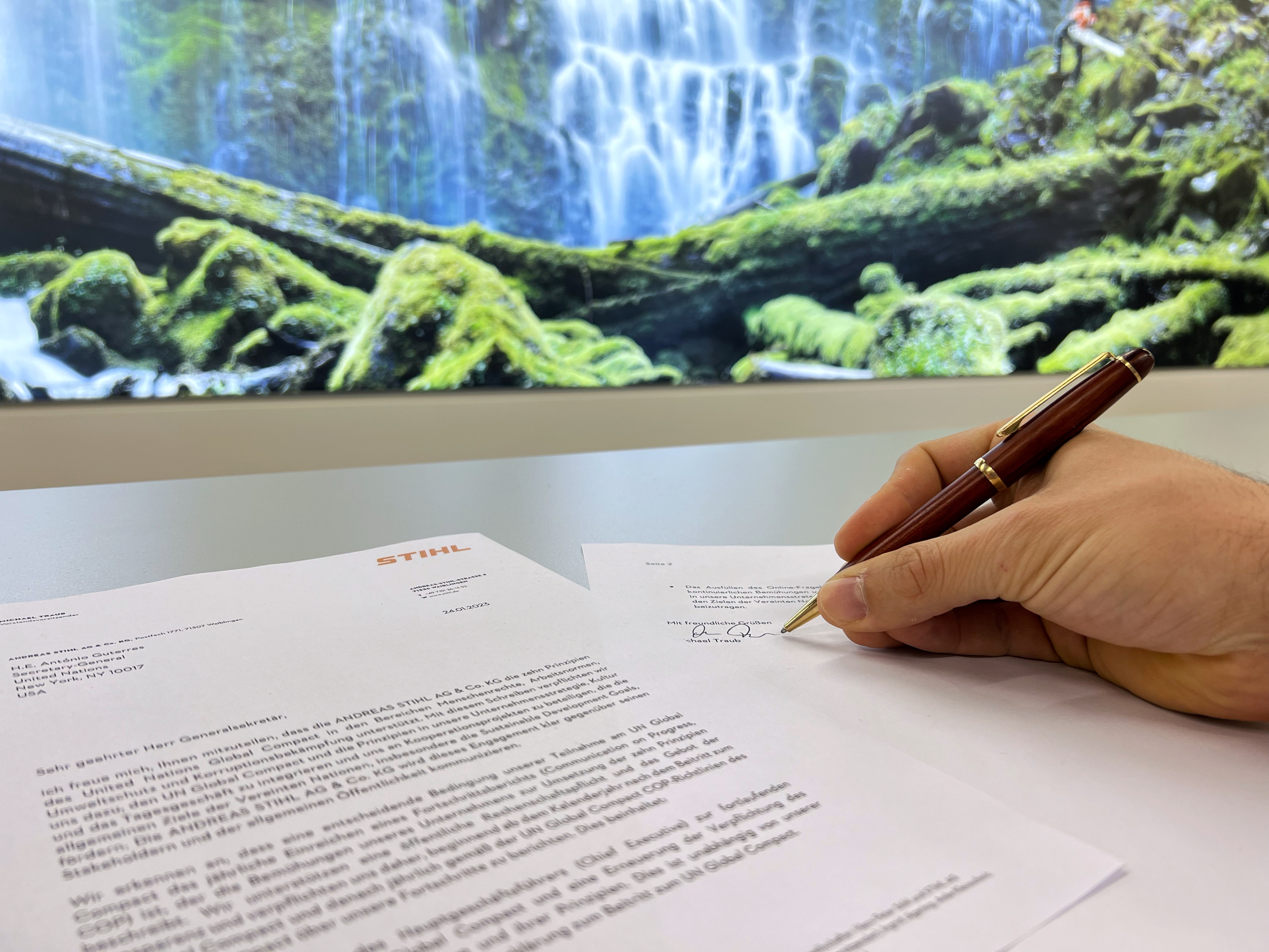 STIHL joins the UN Global Compact 